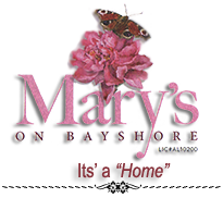Mary's on Bayshore Logo